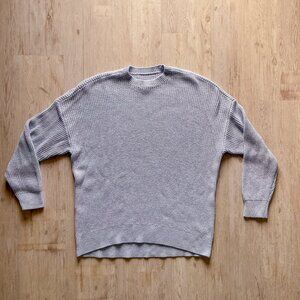 PISTOLA Oversized Knit Fisherman's Sweater - Light Blue